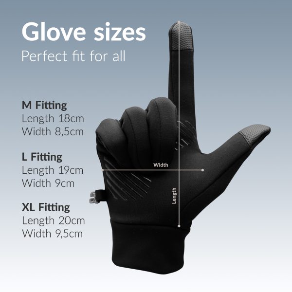 Mobilize Smart Sports Gloves (L) Black - Afbeelding 9