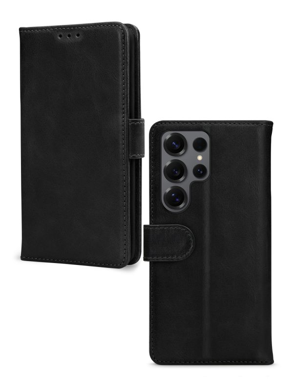 Mobilize Leather Wallet Samsung Galaxy S25 Ultra 5G Black - Afbeelding 2