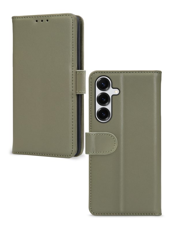 Mobilize Premium Gelly Wallet Book Case Samsung Galaxy S25+ 5G Green - Afbeelding 2