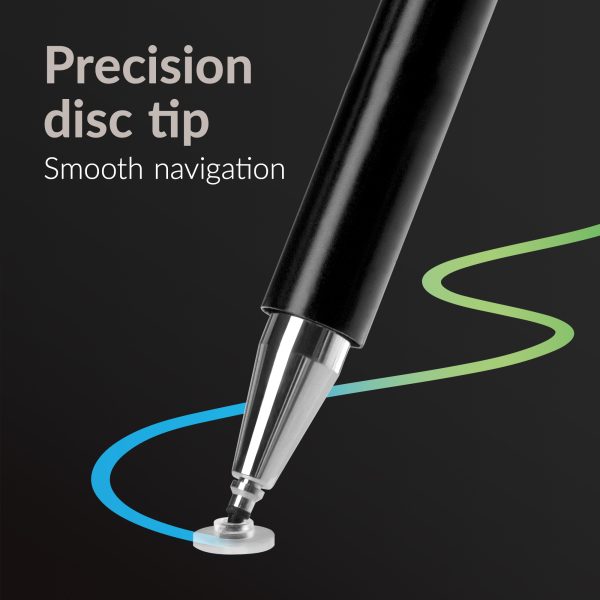 Mobilize High Sensitive 2In1 Capacitive Stylus Pen Black - Afbeelding 5