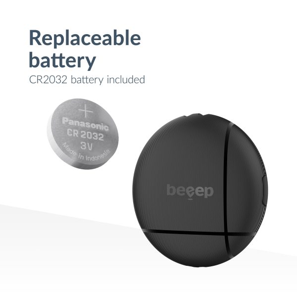 Beeep Betag Find My Tracker Black & Keychain Black - 1 Pack - Afbeelding 8