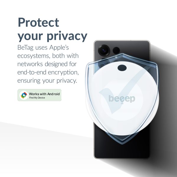 Beeep Betag Android Tracker White & Keychain White - 1 Pack - Afbeelding 7