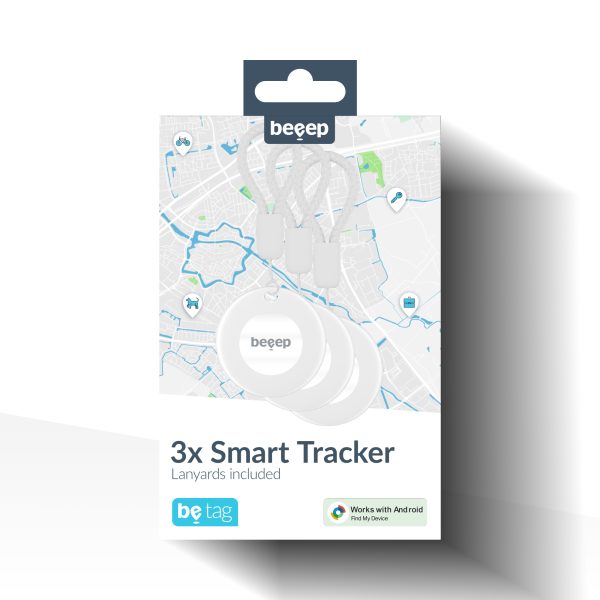 Beeep Betag Android Tracker White & Keychain White - 3 Pack - Afbeelding 10