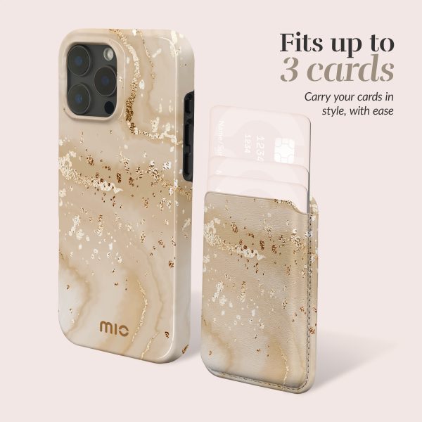 Mio By Mobilize Mio Gold Marble Magsafe Compatible Card Holder - Afbeelding 6