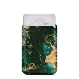 Mio By Mobilize Mio Green Marble Magsafe Compatible Card Holder