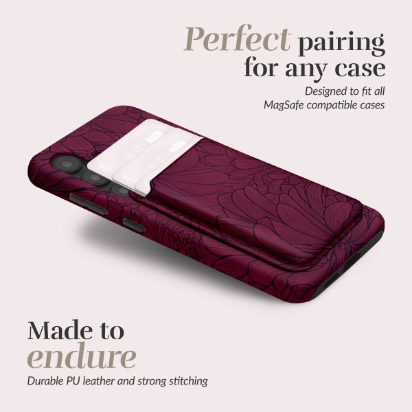 Mio By Mobilize Mio Berry Blooms Magsafe Compatible Card Holder - Afbeelding 3