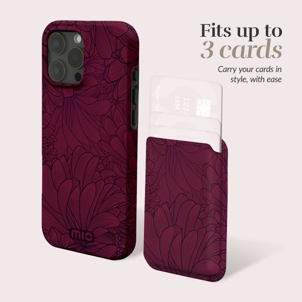 Mio By Mobilize Mio Berry Blooms Magsafe Compatible Card Holder - Afbeelding 6