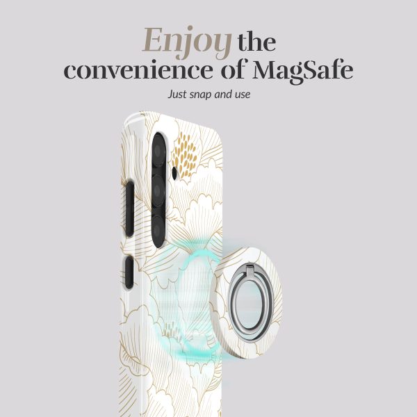 Mio By Mobilize Mio White Roses Magsafe Compatible Ring Holder - Afbeelding 2