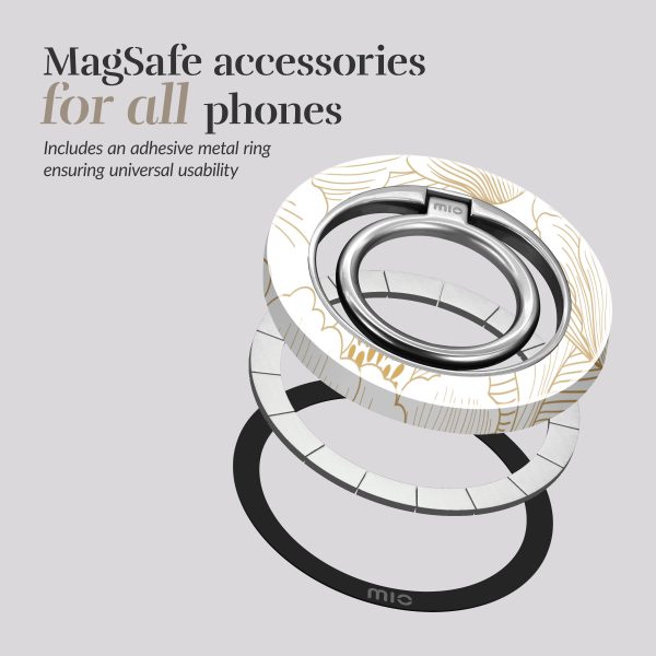 Mio By Mobilize Mio White Roses Magsafe Compatible Ring Holder - Afbeelding 5