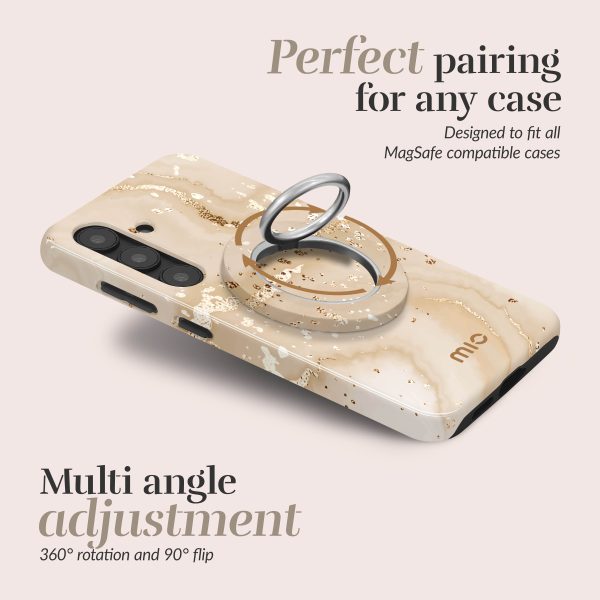 Mio By Mobilize Mio Gold Marble Magsafe Compatible Ring Holder - Afbeelding 3
