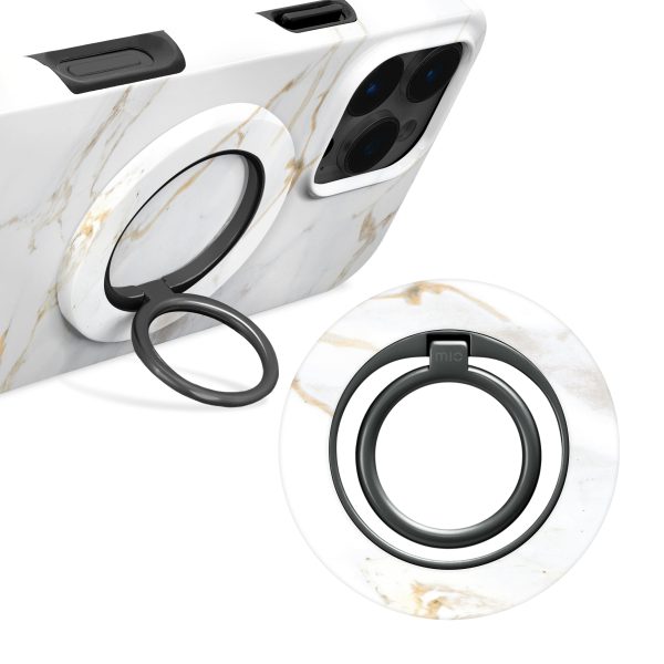 Mio By Mobilize Mio White Marble Magsafe Compatible Ring Holder