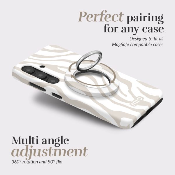 Mio By Mobilize Mio Sandy Zebra Magsafe Compatible Ring Holder - Afbeelding 3