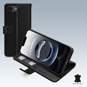 Mobilize Leather Wallet Apple Iphone 16E Black