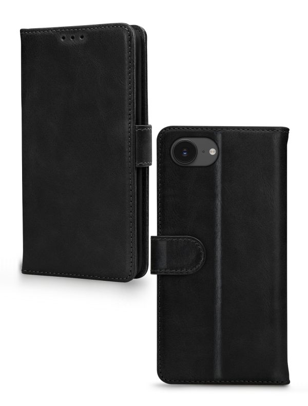 Mobilize Leather Wallet Apple Iphone 16E Black - Afbeelding 2