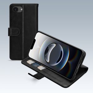 Mobilize Premium Gelly Wallet Book Case Apple Iphone 16E Black