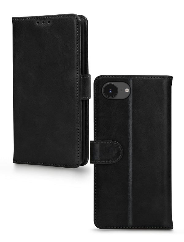 Mobilize Premium Gelly Wallet Book Case Apple Iphone 16E Black - Afbeelding 2
