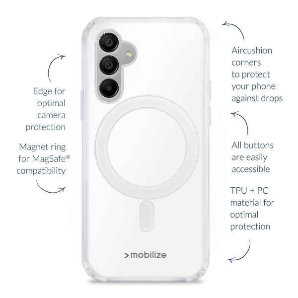 Mobilize Magsafe Compatible Naked Protection Case For Samsung Galaxy A26 5G Clear - Afbeelding 3