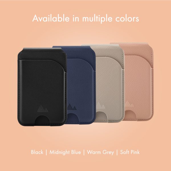 My Style Magsafe Compatible Magnet Card Holder With Stand Function Soft Pink - Afbeelding 8