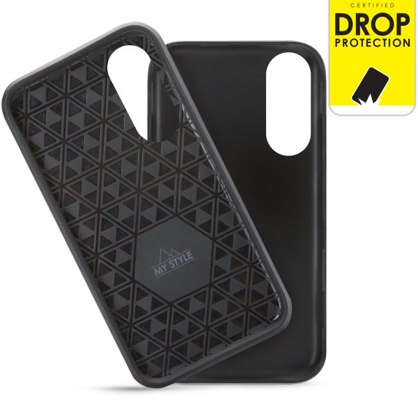 My Style Tough Case For Samsung Galaxy S25 Edge 5G Black - Afbeelding 2