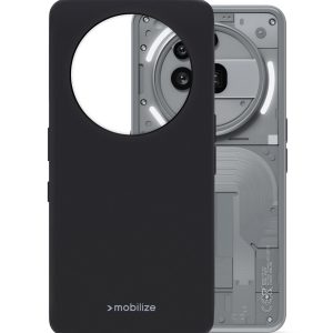 Mobilize Rubber Gelly Case Nothing Phone (3A) Pro Matt Black