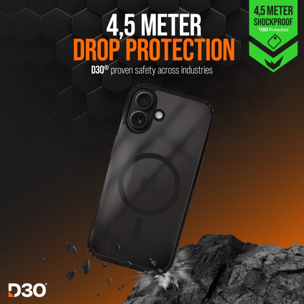 Striker X-Core - D3O Xtreme Impact Mag Case Pro - Black - Apple Iphone 16 - Afbeelding 3