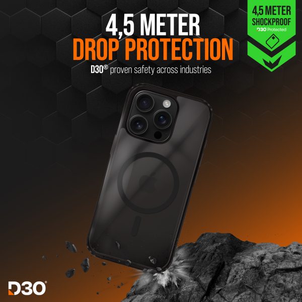 Striker X-Core - D3O Xtreme Impact Mag Case Pro - Black - Apple Iphone 16 Pro - Afbeelding 3