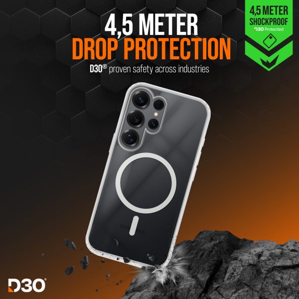 Striker X-Core - D3O Xtreme Impact Mag Case - Clear - Samsung S25 Ultra 5G - Afbeelding 3