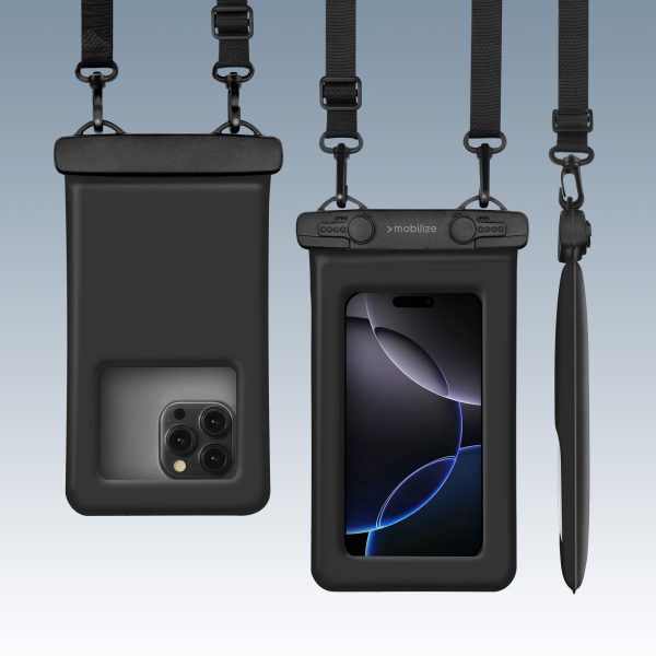 Mobilize Universal Waterproof Floating Bag Ip68 Incl. Lanyard Black - Afbeelding 2