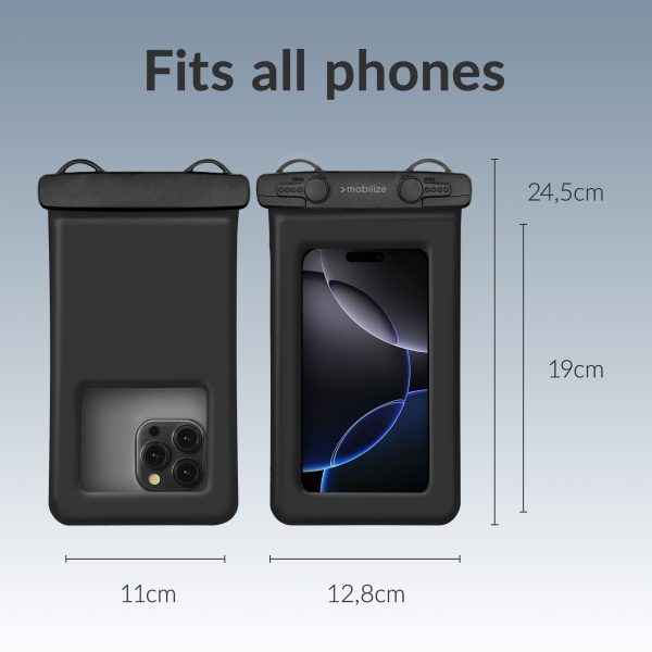 Mobilize Universal Waterproof Floating Bag Ip68 Incl. Lanyard Black - Afbeelding 6