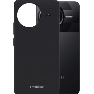 Mobilize Rubber Gelly Case Xiaomi Poco F7 Pro Matt Black