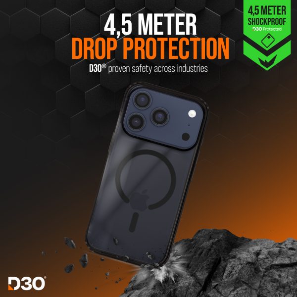 Striker X-Core - D3O Xtreme Impact Mag Case Pro - Black - Apple Iphone 17 Pro - Afbeelding 3
