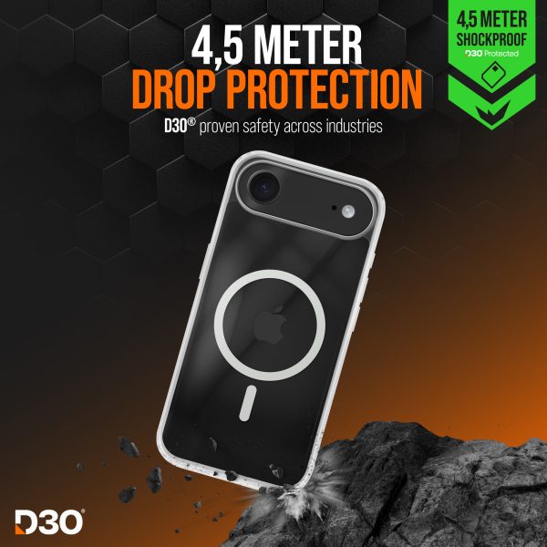 Striker X-Core - D3O Xtreme Impact Mag Case Pro - Clear - Apple Iphone Air - Afbeelding 3