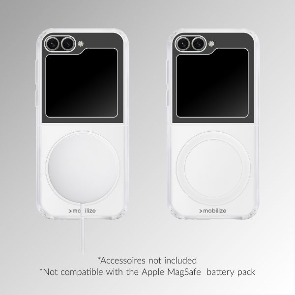 Mobilize Magsafe Compatible Naked Protection Case For Samsung Galaxy Z Flip7 5G Clear - Afbeelding 5