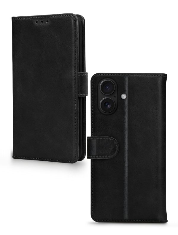 Mobilize Leather Wallet Apple Iphone 17 Black - Afbeelding 2