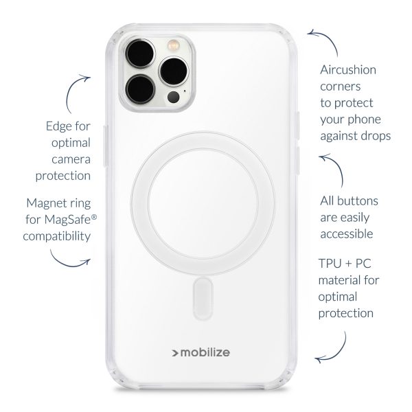 Mobilize Magsafe Compatible Naked Protection Case For Apple Iphone 17 Pro Clear - Afbeelding 3