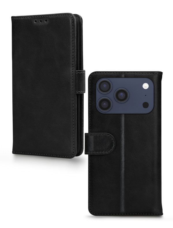 Mobilize Premium Gelly Wallet Book Case Apple Iphone 17 Pro Black - Afbeelding 2