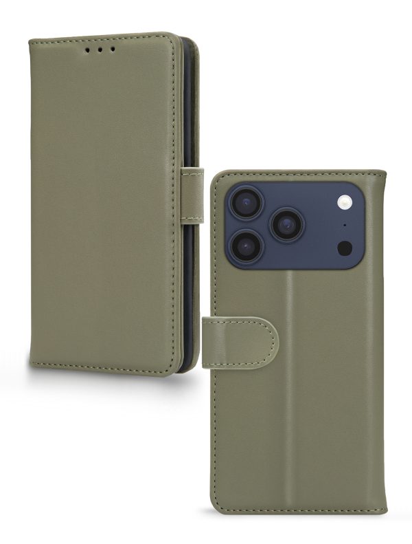 Mobilize Premium Gelly Wallet Book Case Apple Iphone 17 Pro Green - Afbeelding 2