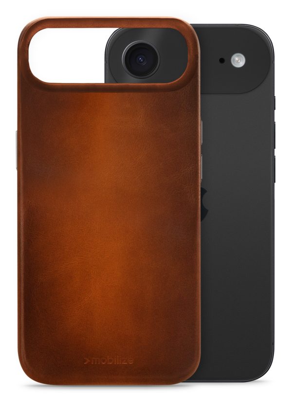 Mobilize Magsafe Compatible Premium Leather Case Apple Iphone Air Burned Cognac