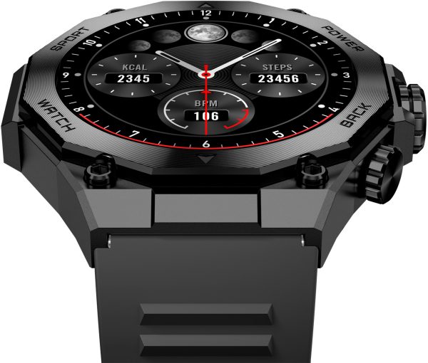 Ksix Smartwatch Titanium Black - Afbeelding 2