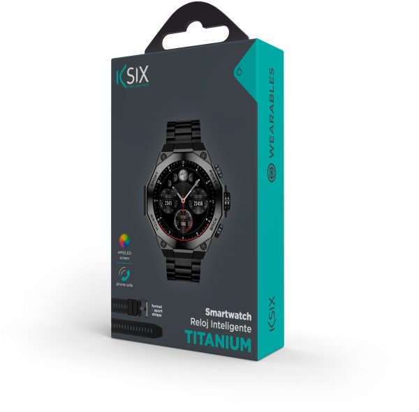 Ksix Smartwatch Titanium Black - Afbeelding 6