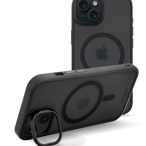 Mobilize Magsafe Compatible Hybrid Pro Case With Camera Stand Apple Iphone 13/14/15 Black