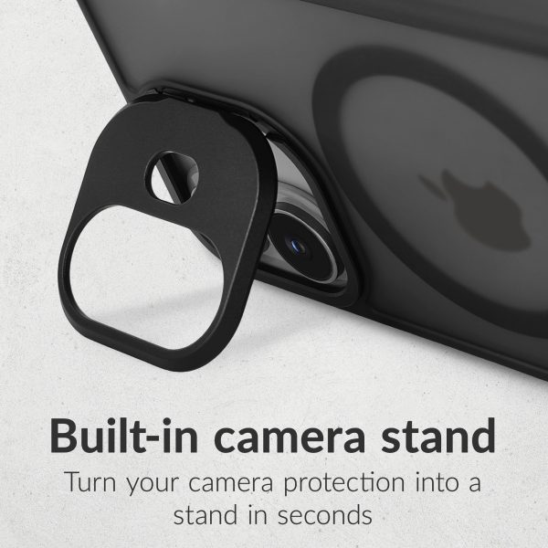 Mobilize Magsafe Compatible Hybrid Pro Case With Camera Stand Apple Iphone 17 Pro Max Black - Afbeelding 2