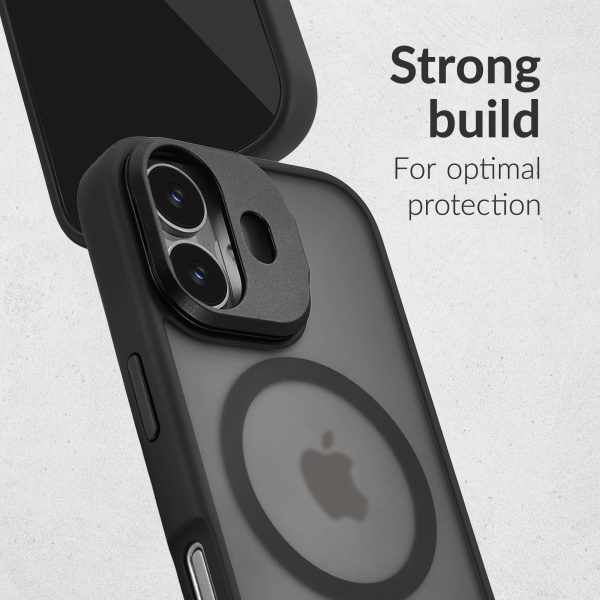Mobilize Magsafe Compatible Hybrid Pro Case With Camera Stand Apple Iphone 17 Pro Max Black - Afbeelding 4
