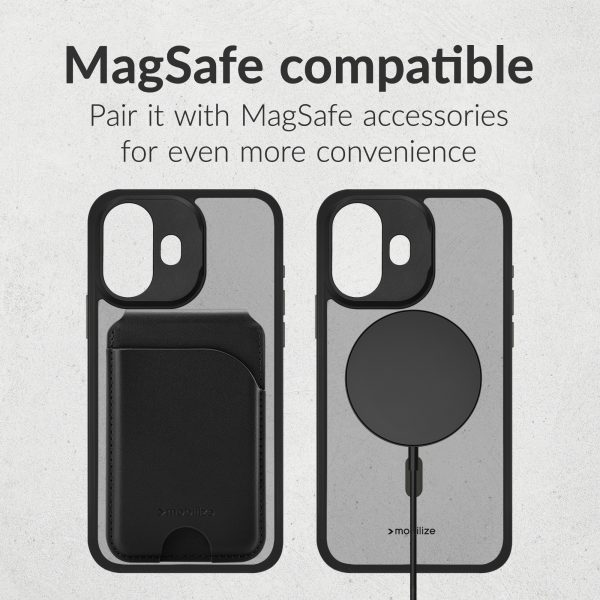 Mobilize Magsafe Compatible Hybrid Pro Case With Camera Stand Apple Iphone 17 Pro Max Black - Afbeelding 8