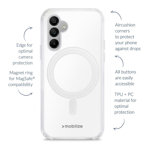 Mobilize Magsafe Compatible Naked Protection Case For Samsung Galaxy A36 5G/A56 5G Clear - Afbeelding 3
