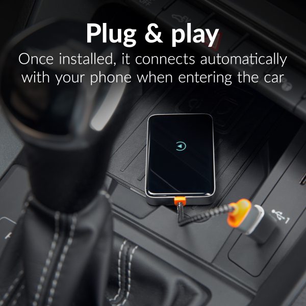Mobilize Premium 2In1 Adapter For Wireless Apple Carplay/Android Auto Black - Afbeelding 3