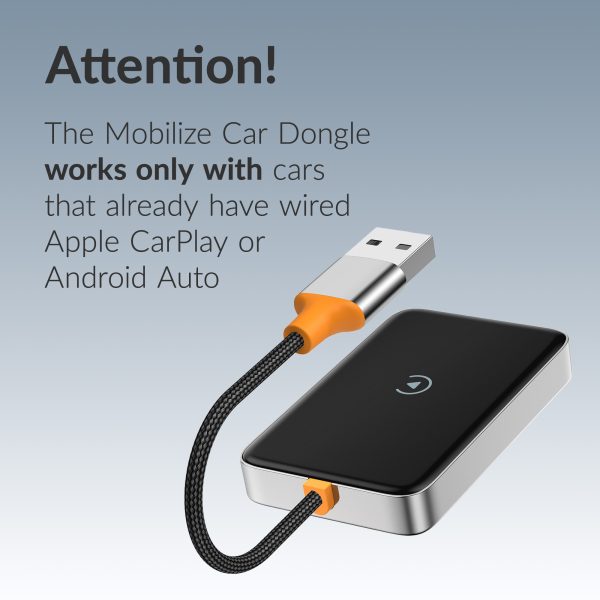 Mobilize Premium 2In1 Adapter For Wireless Apple Carplay/Android Auto Black - Afbeelding 7