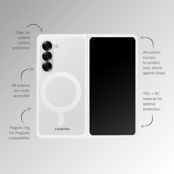Mobilize Magsafe Compatible Naked Protection Case For Google Pixel 10 Pro Fold Clear - Afbeelding 4