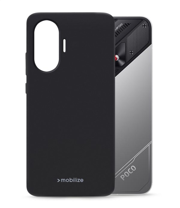 Mobilize Rubber Gelly Case Xiaomi Poco F7 Matt Black