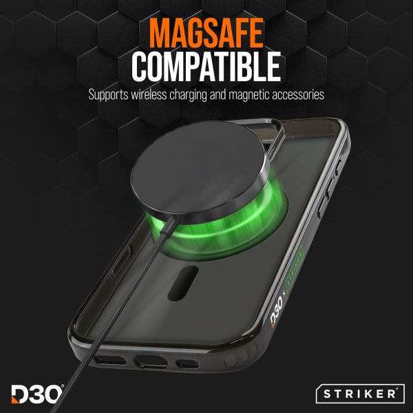 Striker X-Core - D3O Xtreme Impact Mag Case - Black - Samsung S25 Fe - Afbeelding 2